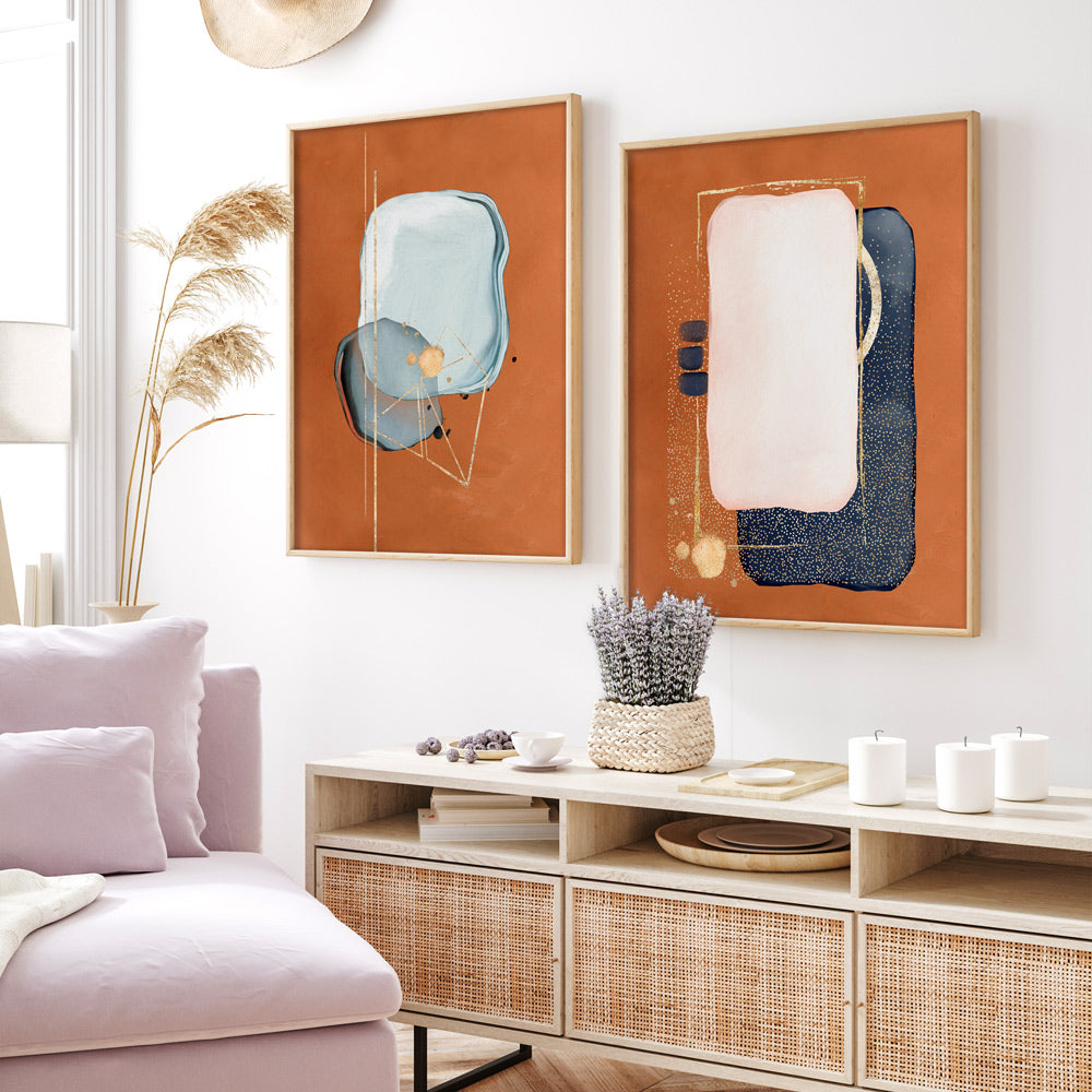 Terracotta Set of 2-Rolled Art-Nook At You