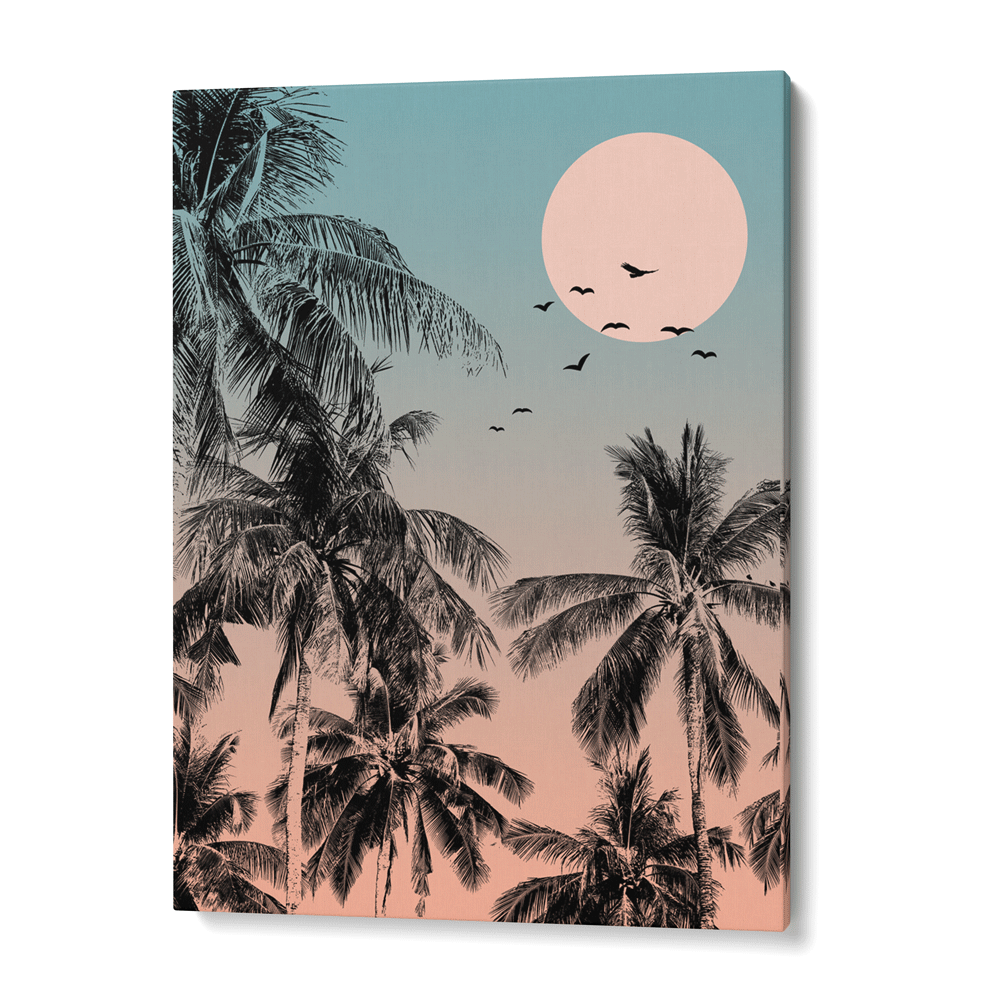 Coastal Gradient Nook At You Canvas Gallery Wrap