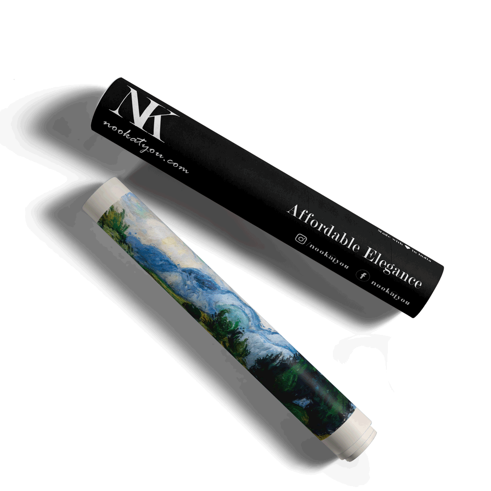 Vincent Van Gogh - Wheat Fields 1889 - XS / Matte Paper / Rolled Art - Nook At You