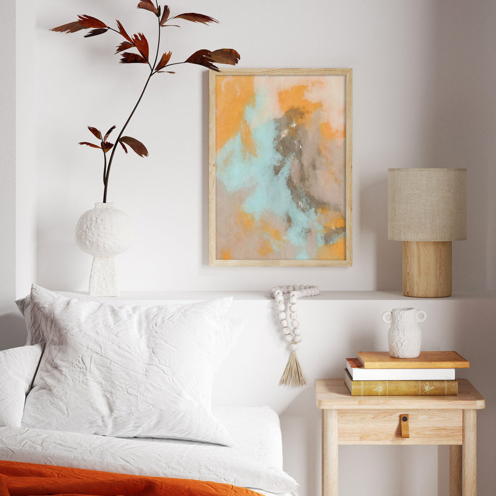 Evanescent Fall Abstract Wall Art-Rolled Art-Nook At You