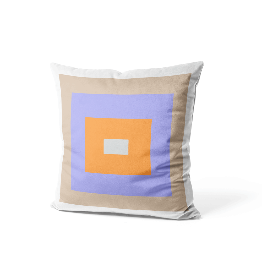 Lilac Cotton Cushion Cover - 16