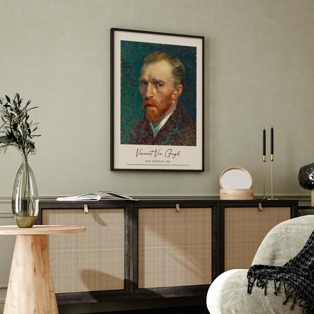 Vincent Van Gogh - Self-Portrait 1887 Nook At You Matte Paper Rolled Art