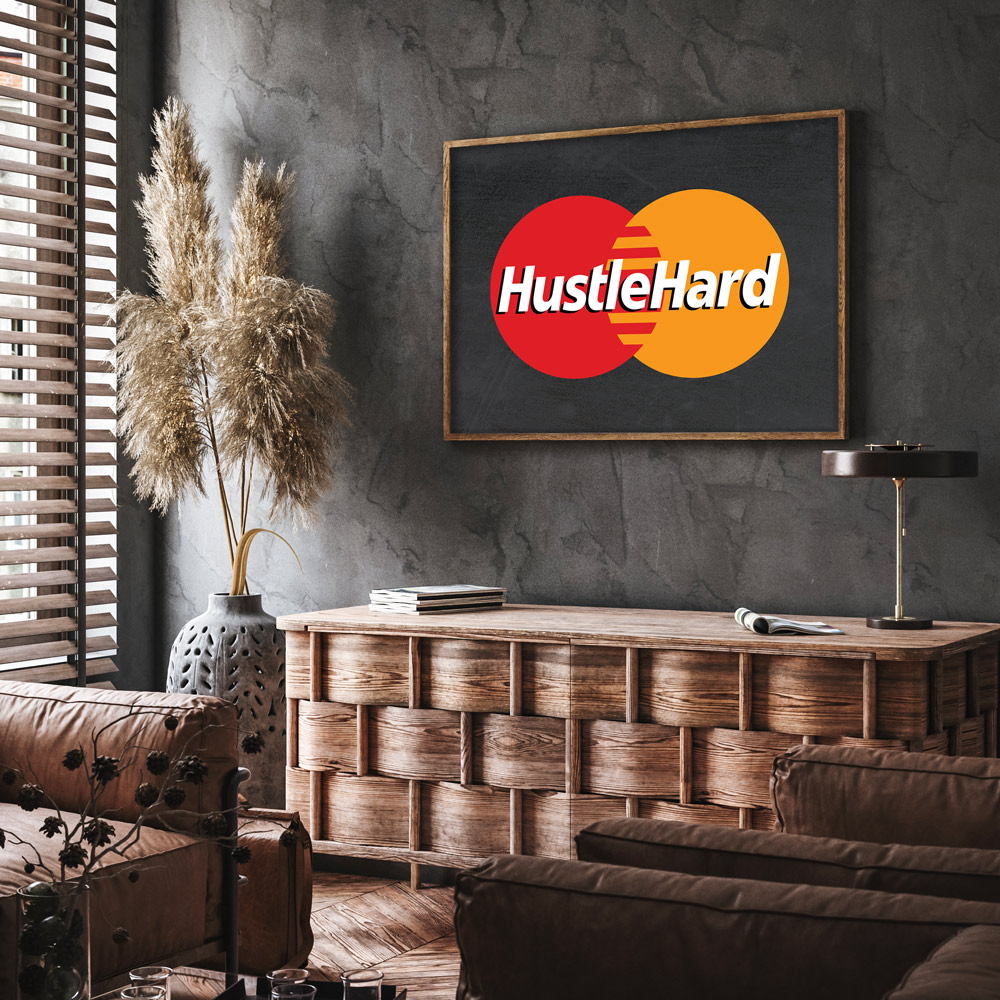 Hustle & Grind Wall Art