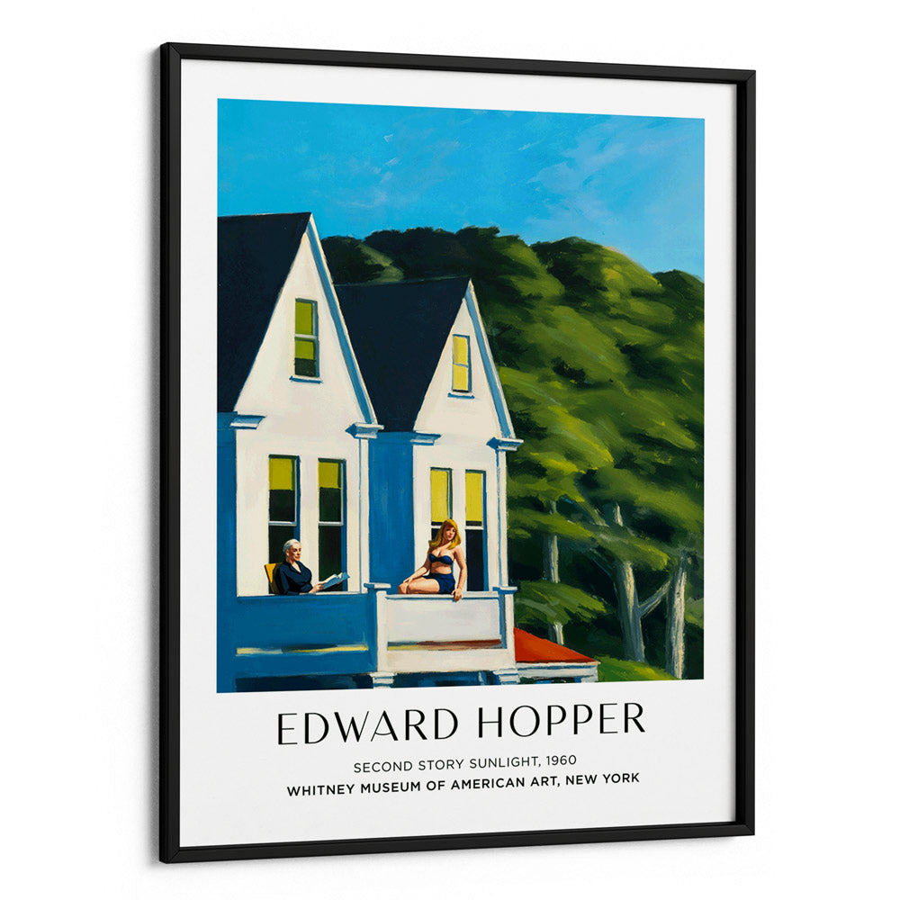 Edward Hopper - Second Story Sunlight Exhibition Poster - XS / Matte Paper / Rolled Art - Nook At You