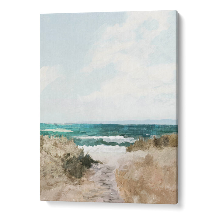 Beach Path Nature Canvas Paintings