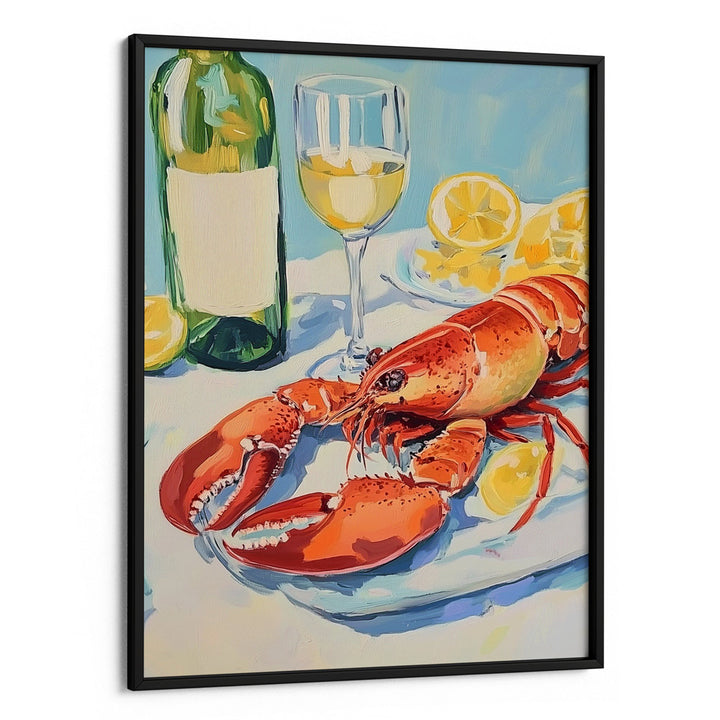 Lobster and Wine Still Life