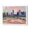 Pink Metropolitan Landscape Art