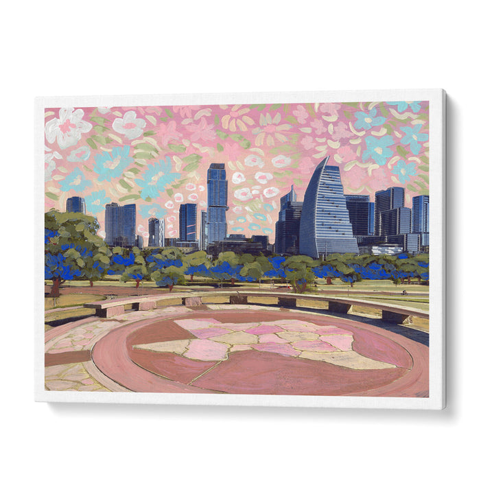 Pink Metropolitan Landscape Art