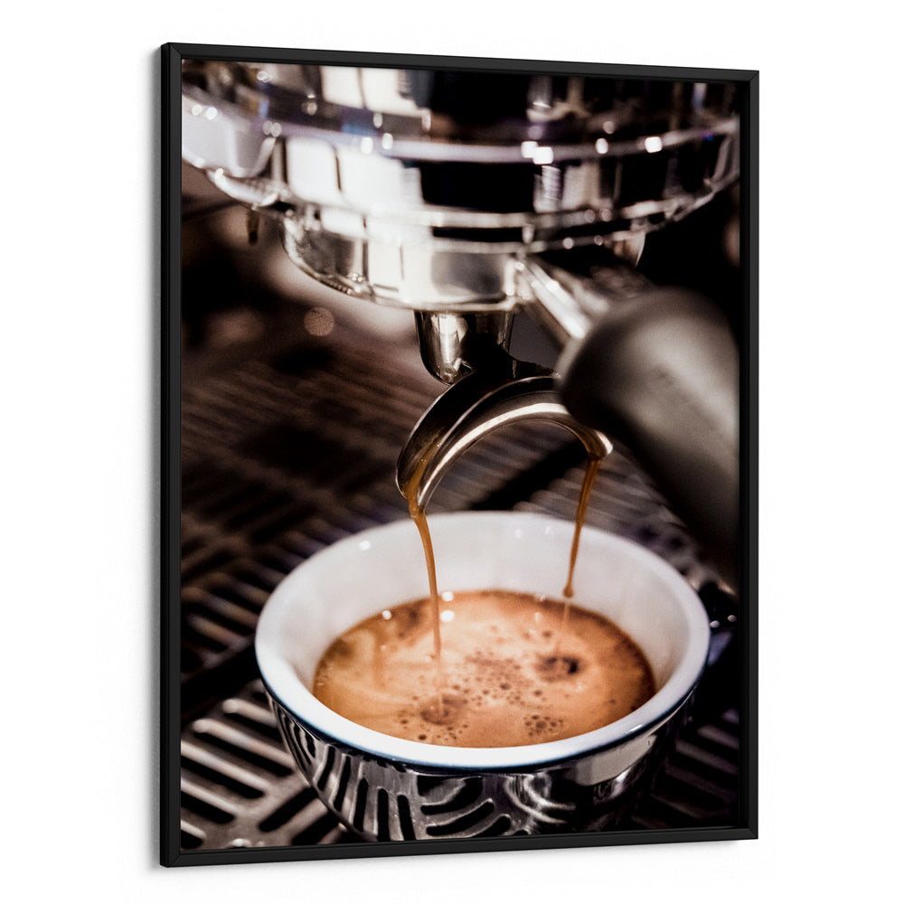 Black And White Photography Of Coffee Being Poured To Cup – Nook