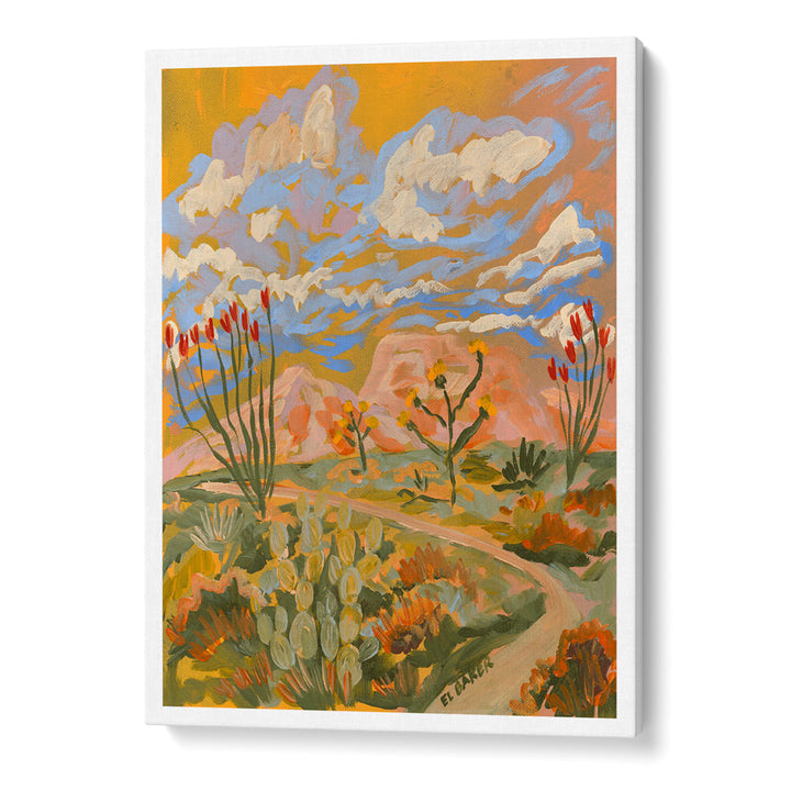 Lush Landscapes Nature Canvas Paintings