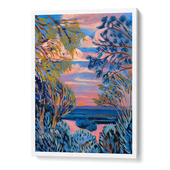 Verdant Vista Landscape Wall Art Painting Scenery Painting