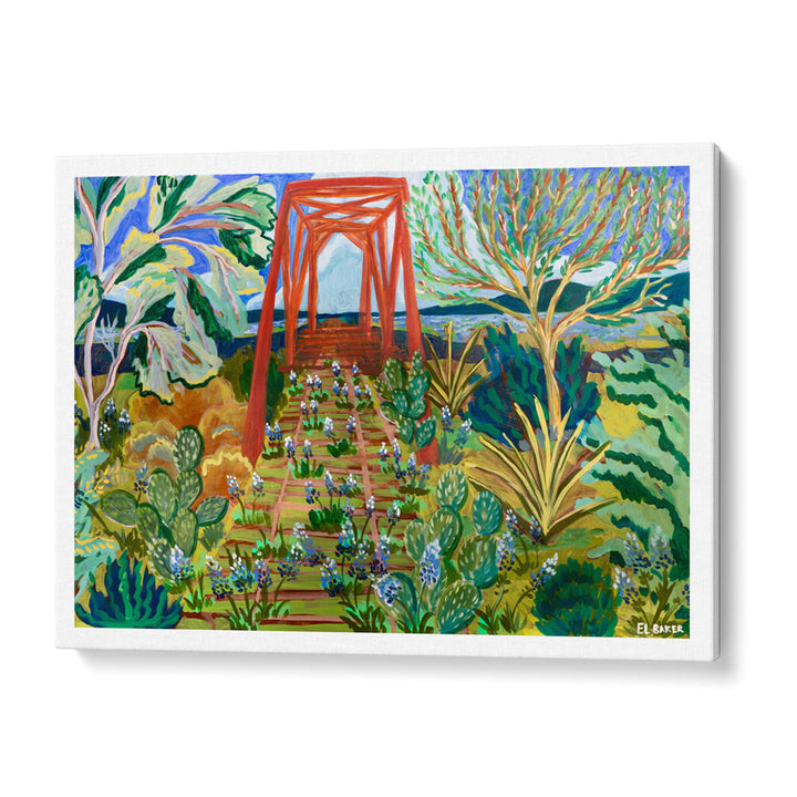 Sarah's Bridge Nature Canvas Paintings