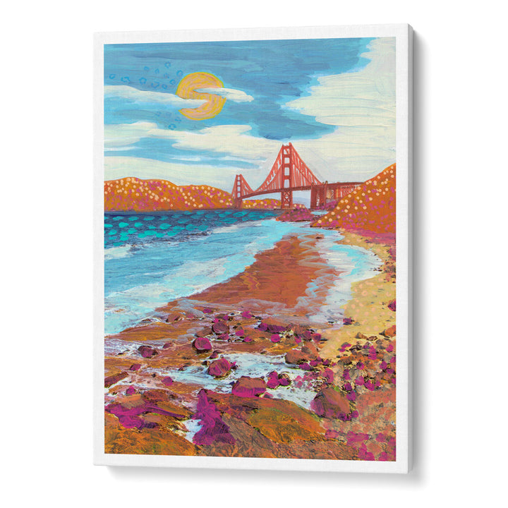 Sunset Serenity Nature Canvas Paintings
