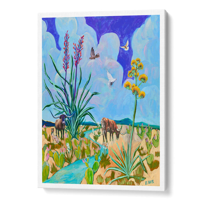 Nature's Canopy Nature Canvas Paintings