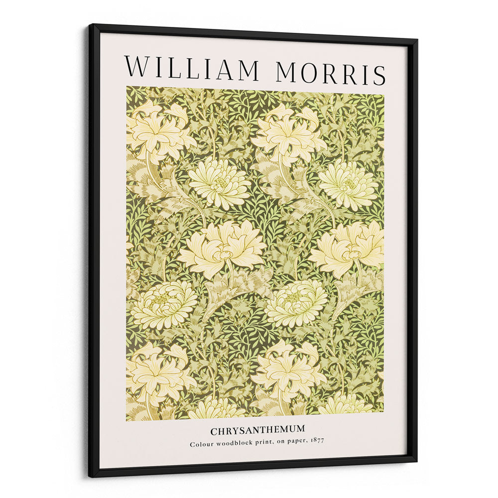 William Morris - Chrysanthemum Exhibition Poster - XS / Matte Paper / Rolled Art - Nook At You