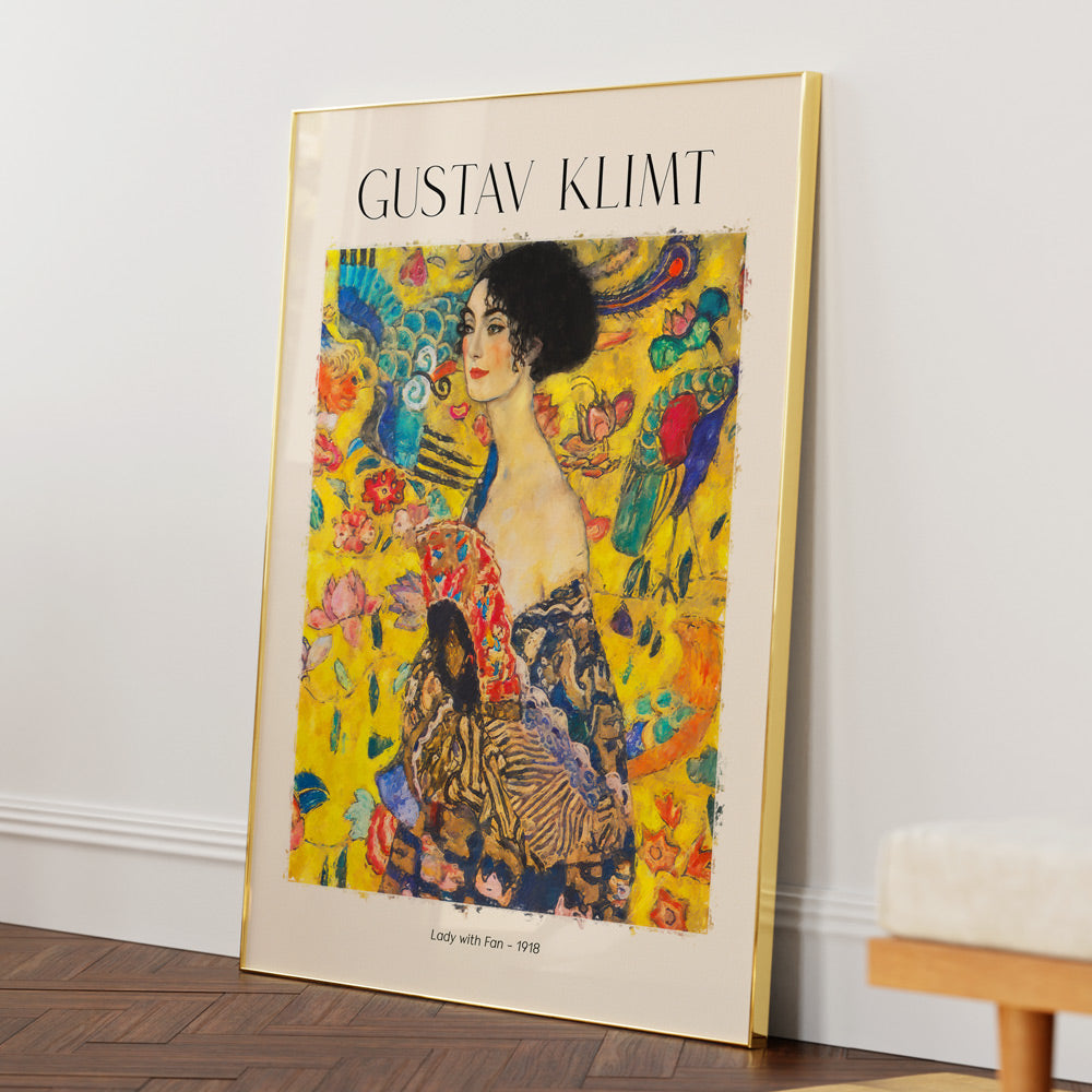GUSTAV KLIMT - Lady with Fan - 1918