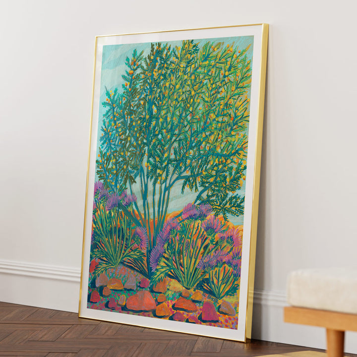 Tranquil Treetops Landscape Art