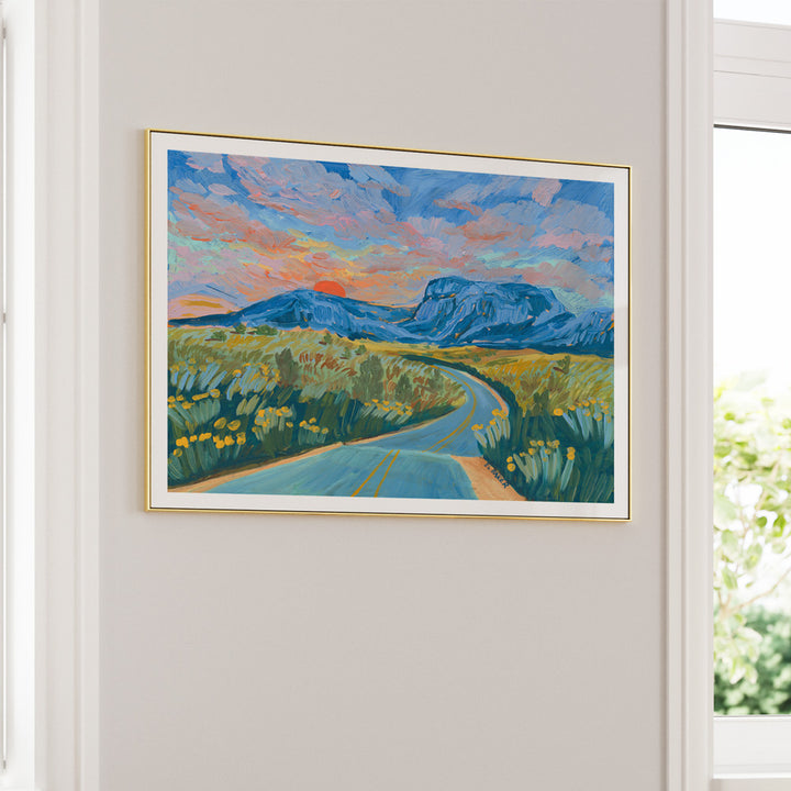 Our Sunset Landscape Wall Art Painting Scenery Painting
