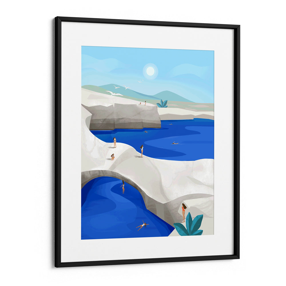 Cliff Jumping – Coastal Landscape Poster for Home Décor - XS / Matte Paper / Rolled Art - Nook At You