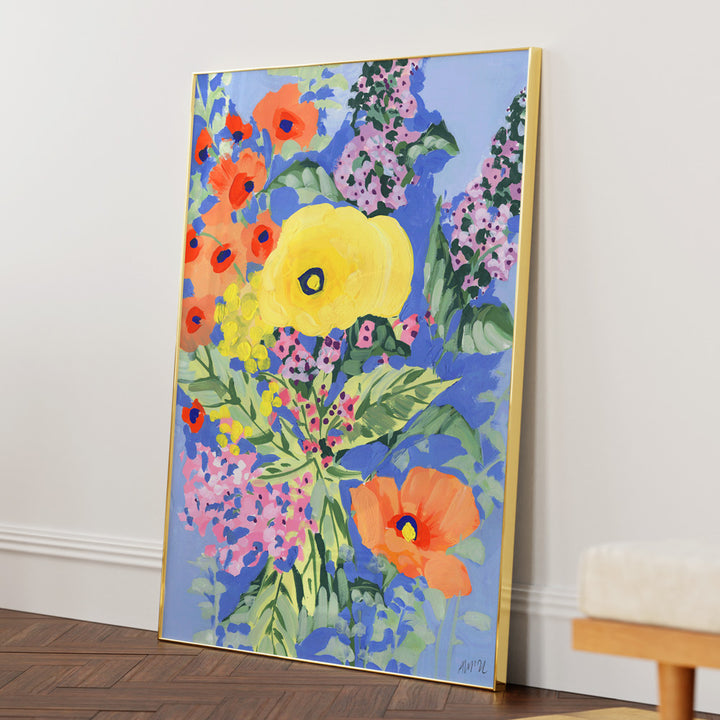 Yellow And Orange Poppies