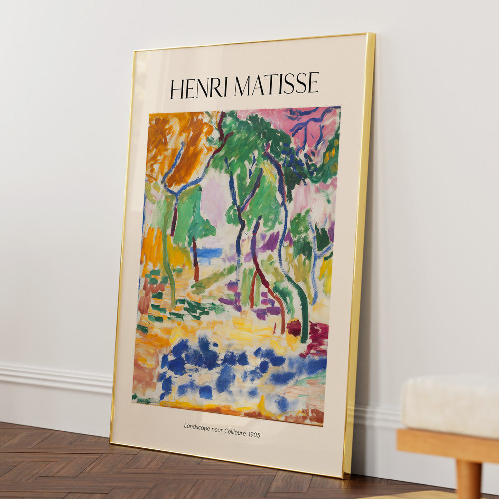 HENRI MATISSE -Landscape at Collioure Exhibition Poster - XS / Matte Paper / Rolled Art - Nook At You