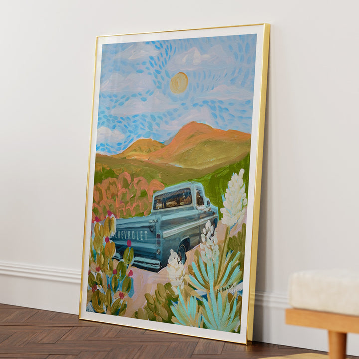 The Drive Back Nature Canvas Paintings