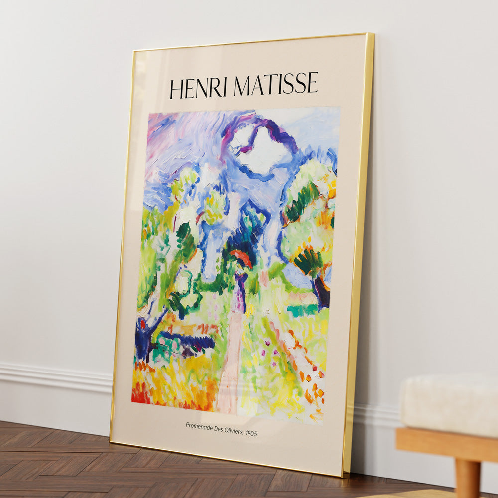 HENRI MATISSE - Promenade Des Oliviers, 1905 Exhibition Poster - XS / Matte Paper / Rolled Art - Nook At You