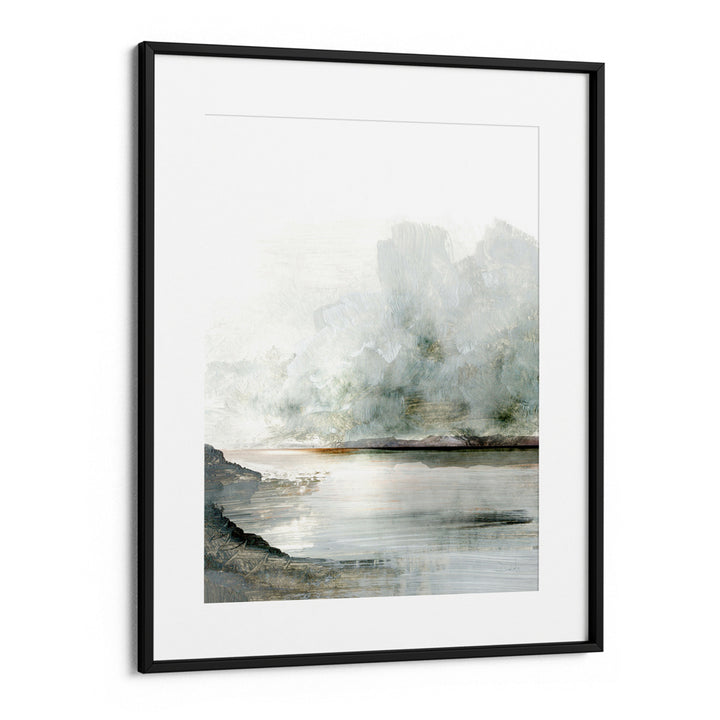 Ebb Abstract Artwork-Black Frame With Mount-Nook At You