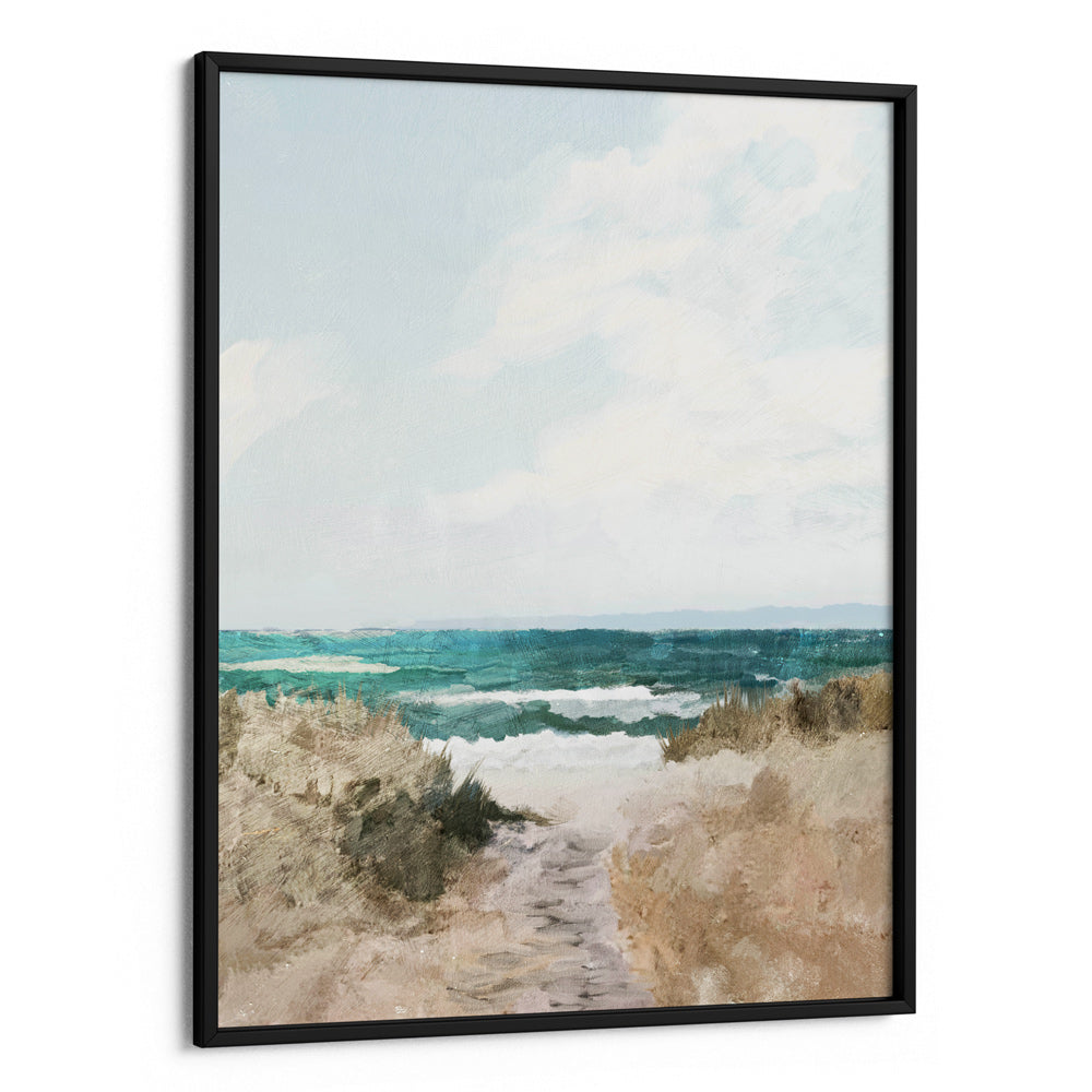 Beach Path Nature Canvas Paintings