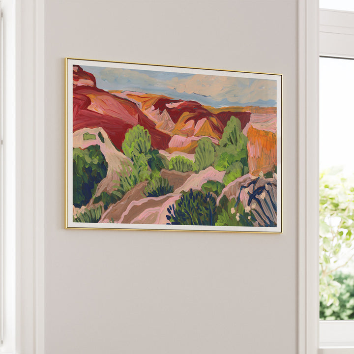 Nature's Symphony Landscape Wall Art Painting Scenery Painting