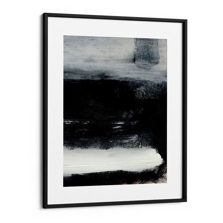 Stay Abstract Artwork-Black Frame With Mount-Nook At You