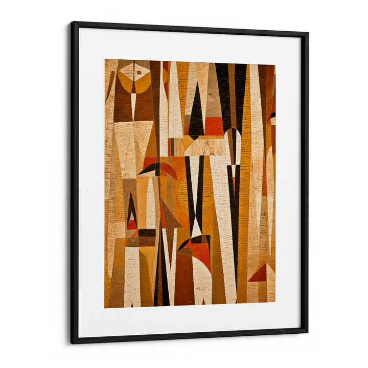 Mosaic Nature Abstract Painting-Black Frame With Mount-Nook At You