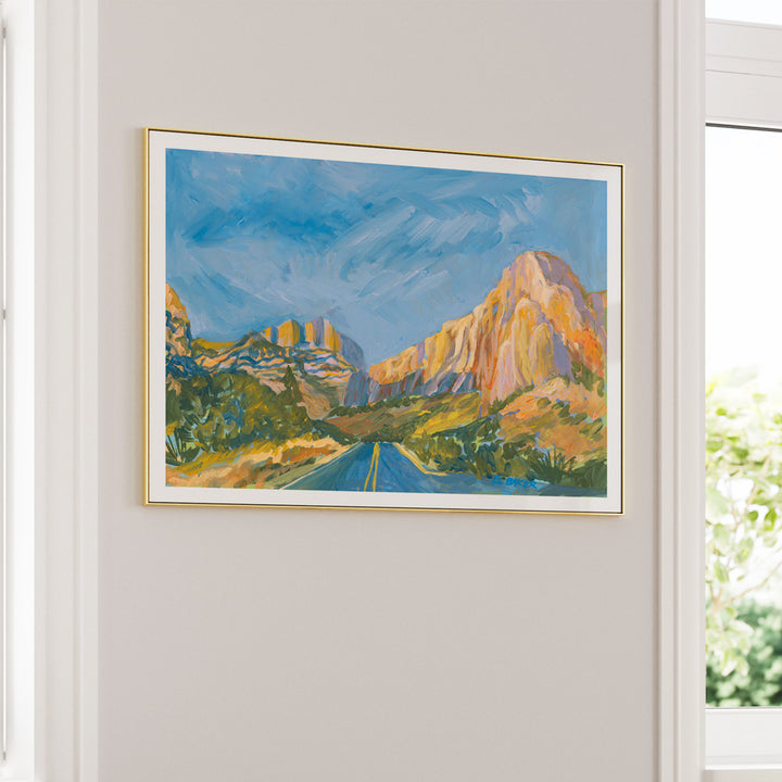 Watercolour Journey Landscape Wall Art Painting Scenery Painting