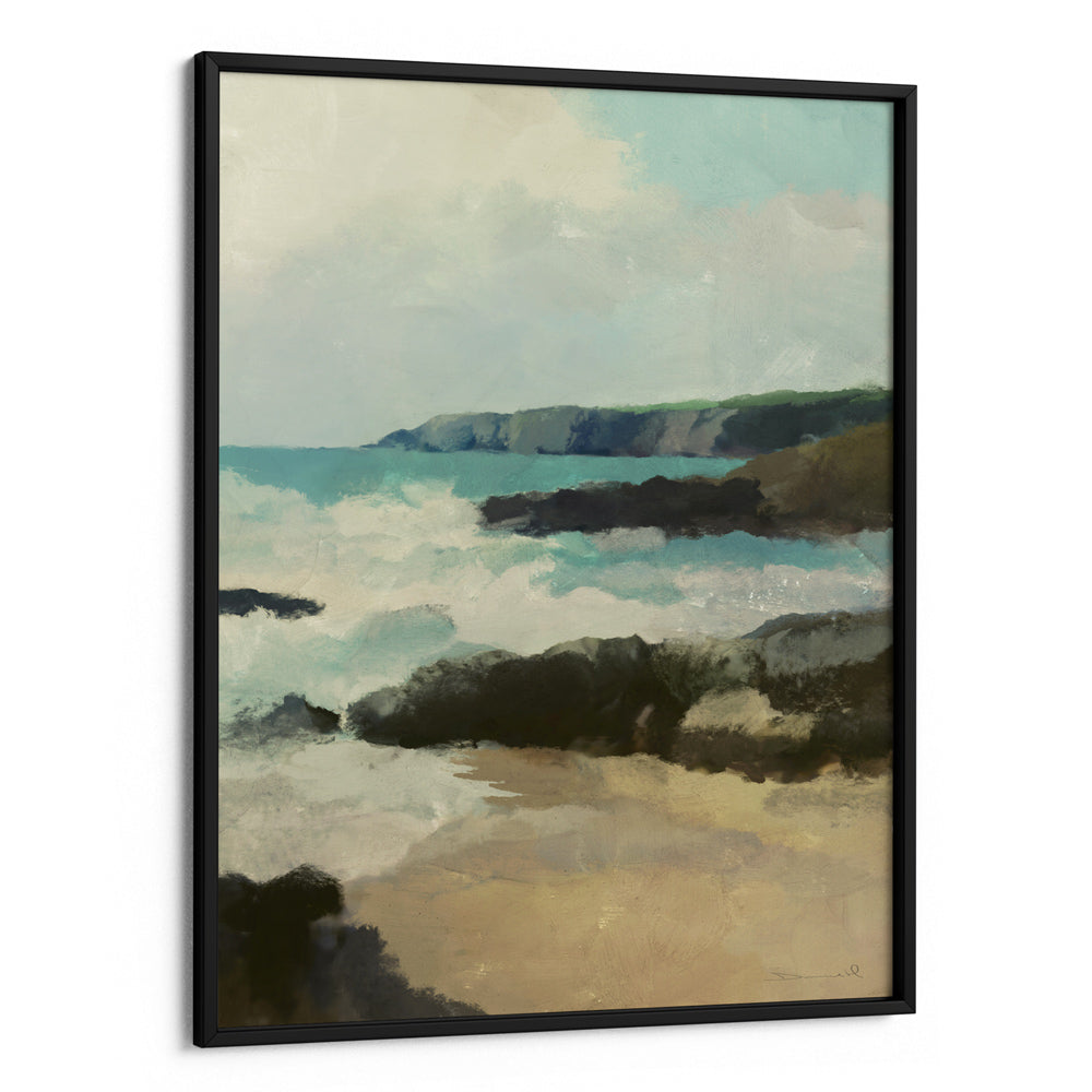Rocky Beach Landscape Art-Gallery Wrap-Nook At You