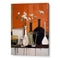 Still Life With Glasses and Bottles Abstract Painting
