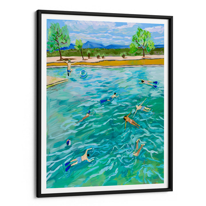 Nature's Swimming Pool Landscape Wall Art Painting Scenery Painting