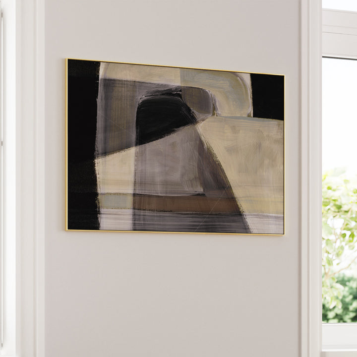 Moods Abstract Painting-Gold Metal Frame-Nook At You