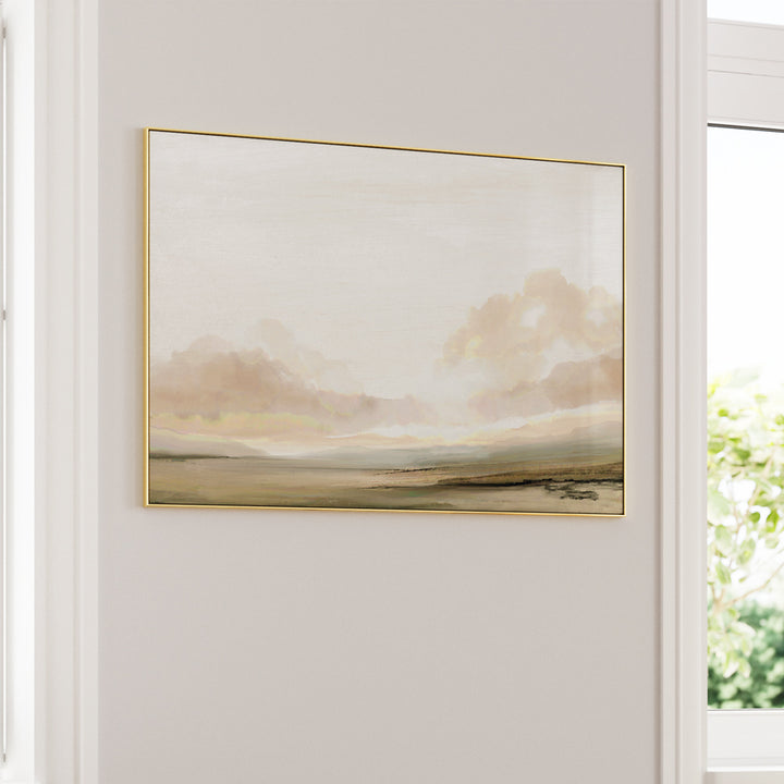 The South Abstract Artwork-Gold Metal Frame-Nook At You