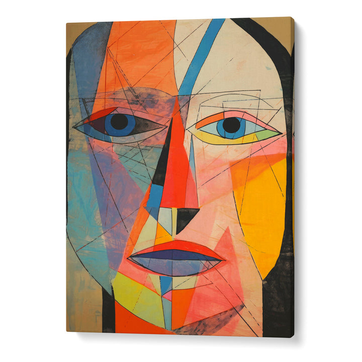 The Face Abstract Painting-Rolled Art-Nook At You