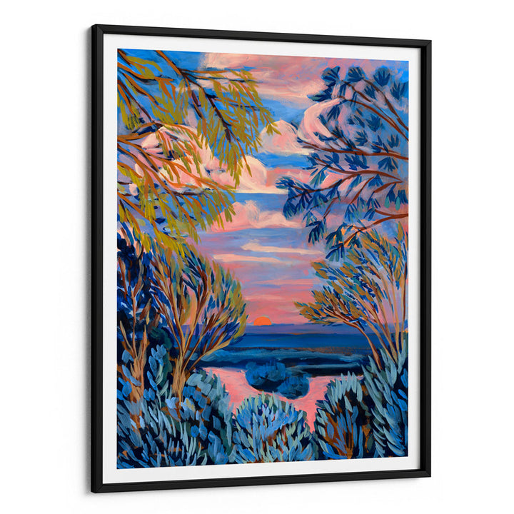 Verdant Vista Landscape Wall Art Painting Scenery Painting