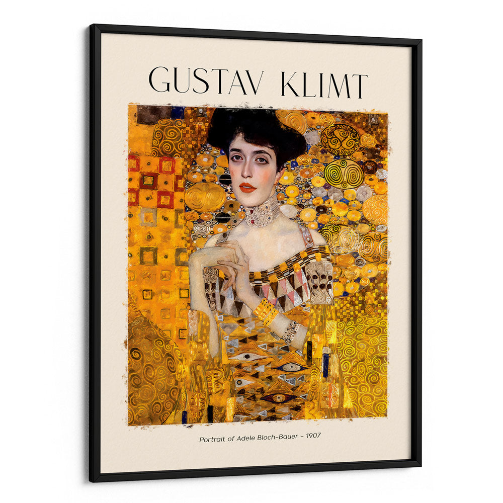 GUSTAV KLIMT - Portrait of Adele Bloch-Bauer I Wall Art Poster - XS / Matte Paper / Rolled Art - Nook At You