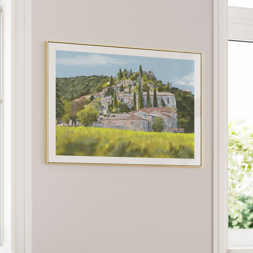 “Yes”, La Roque-Sur-Cèze’, France, Landscape Art Print - XS / Matte Paper / Rolled Art - Nook At You