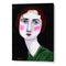 Vintage Woman With Pink Cheeks
