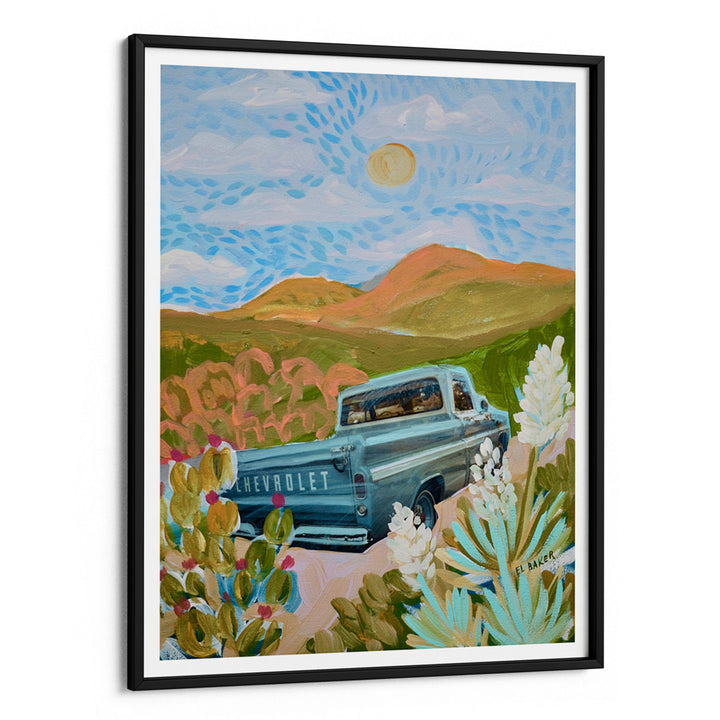 The Drive Back Nature Canvas Paintings