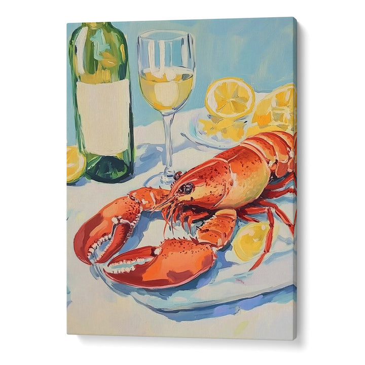Lobster and Wine Still Life