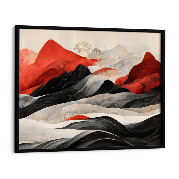 Red Mountains Art Landscape Painting