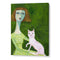 Cat Lady With Pink Cat