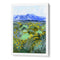 Blue Valley – Mountain Landscape Canvas Painting