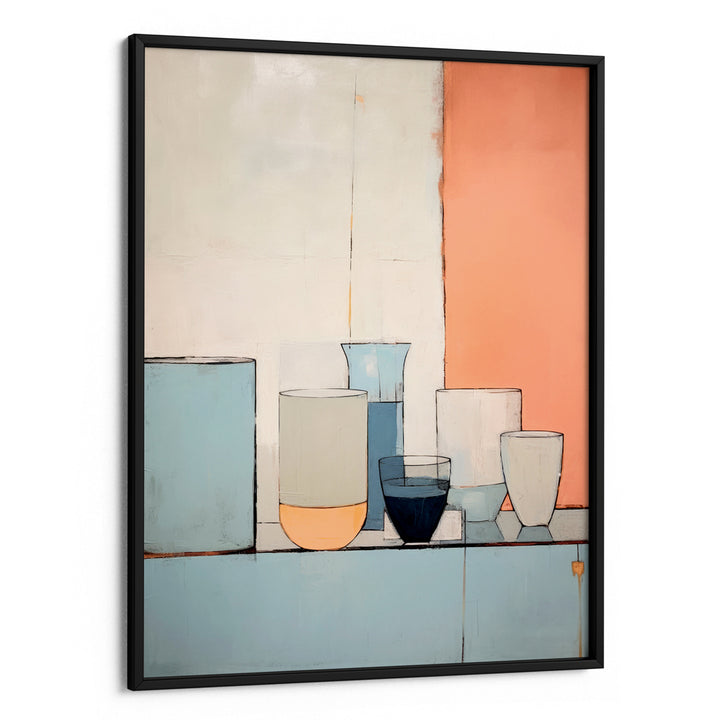 Pastel Still Life Abstract Painting-Rolled Art-Nook At You