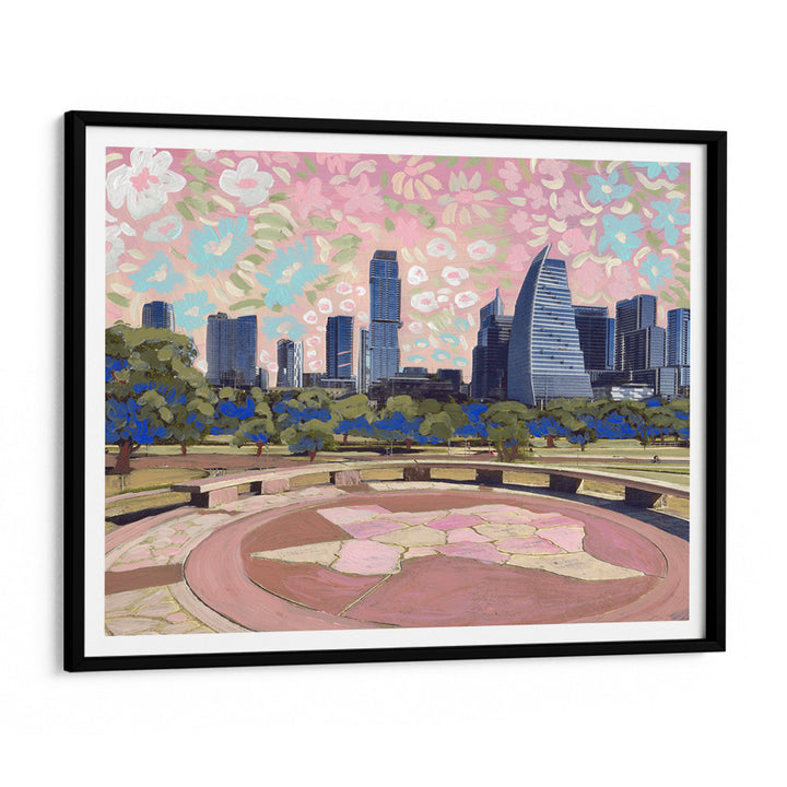 Pink Metropolitan Landscape Art